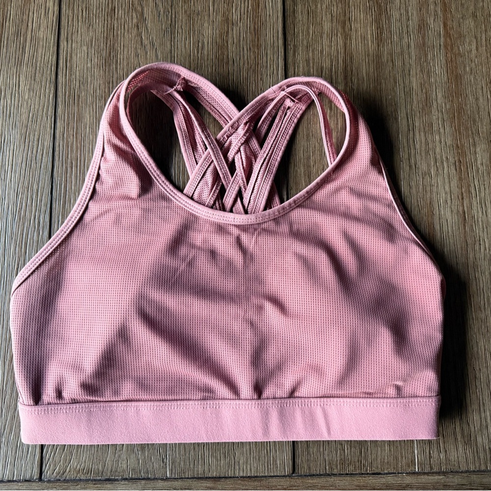 Women's Fabletics Mauve Sports Bra